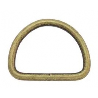 D-ring antiek 20 mm